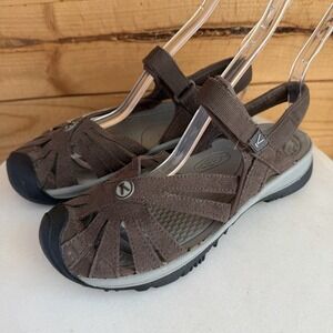 Keen Brown Rose Sandals Womens Size 6 Comfort Hiking Shoe Strappy Protected Toe